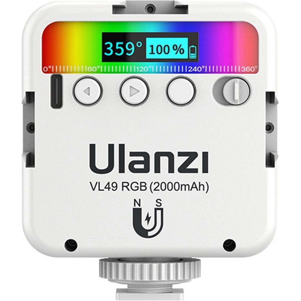 Ulanzi VL49 RGB Multi Color LED Video Light - White