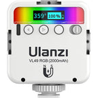 Ulanzi VL49 RGB Multi Color LED Video Light - White