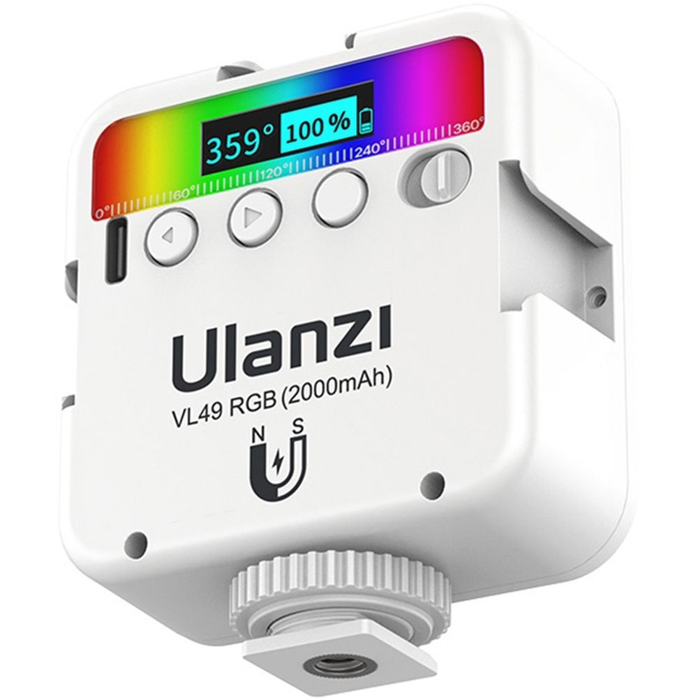 Ulanzi VL49 RGB Multi Color LED Video Light - White