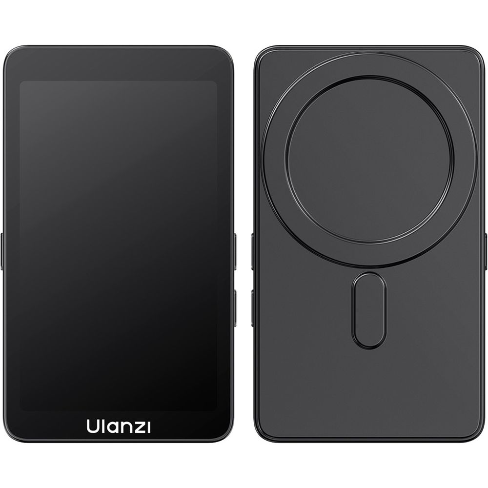 Ulanzi VM1 Selfie Vlog Monitor wired with microphone input