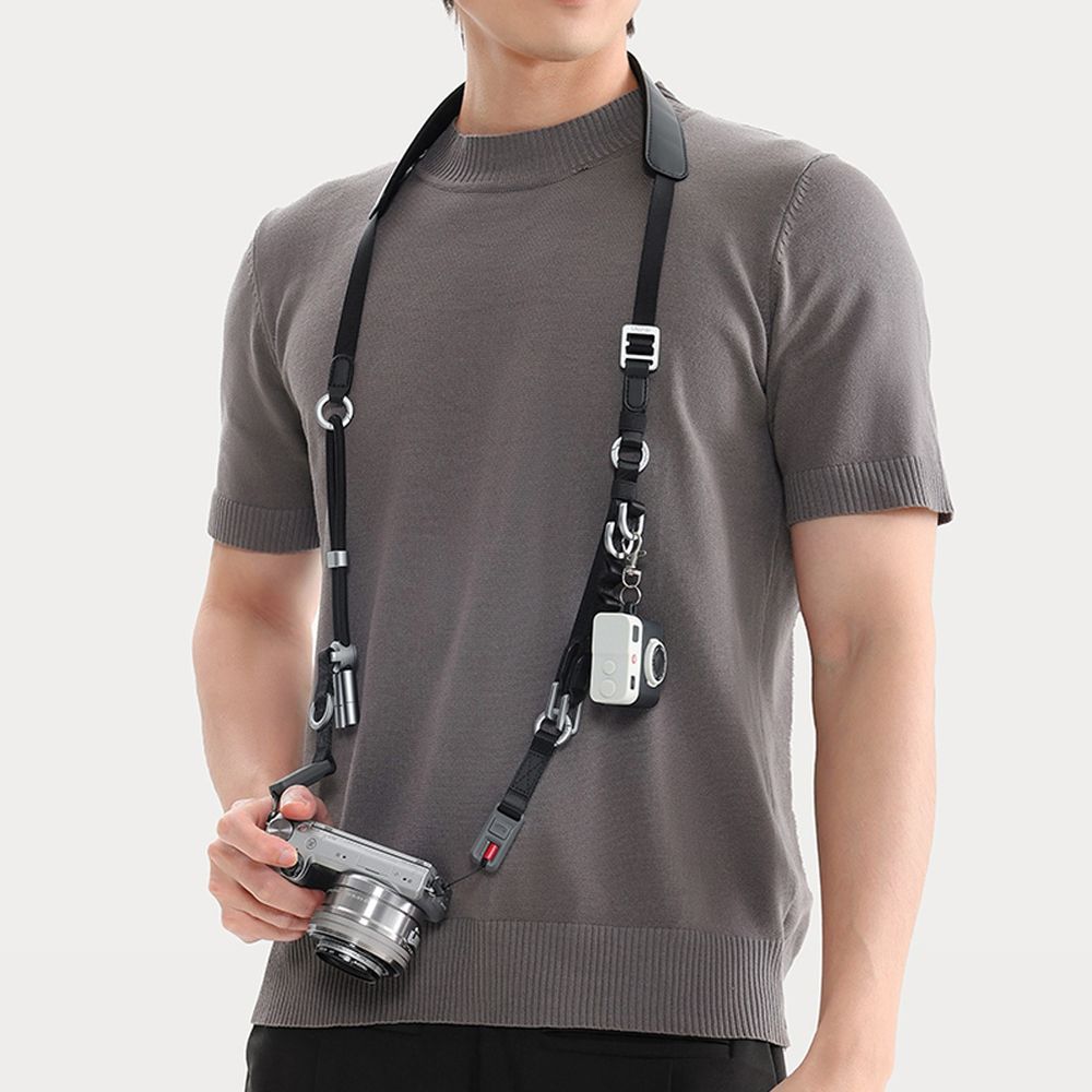 Ulanzi YF01 Camera & Smartphone Strap with USB Cable - Black