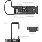 SmallRig 4983B L-Shape Mount Plate for Canon EOS R5 Mark II