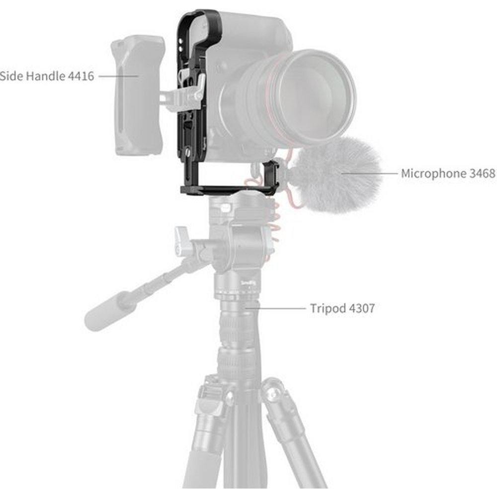 SmallRig 4983B L-Shape Mount Plate for Canon EOS R5 Mark II