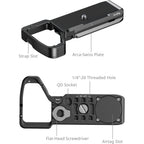 SmallRig 6033 Baseplate with AirTag Slot for Sony Alpha 7 V / 7R V / 7 IV
