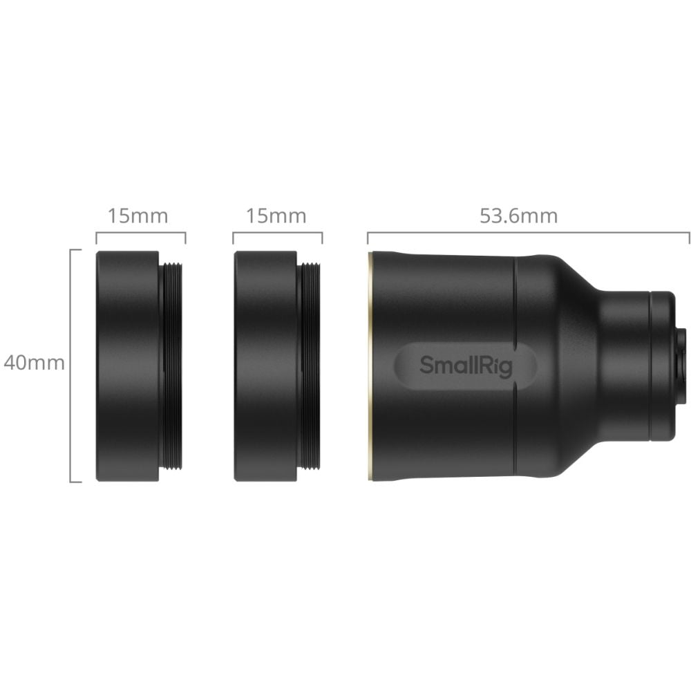 SmallRig 5334 2x Magnification Telephoto & Macro lens Kit for Phones (T-Mount)