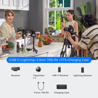 Boya BOYALINK 3-01 Button-Sized Wireless Microphone set