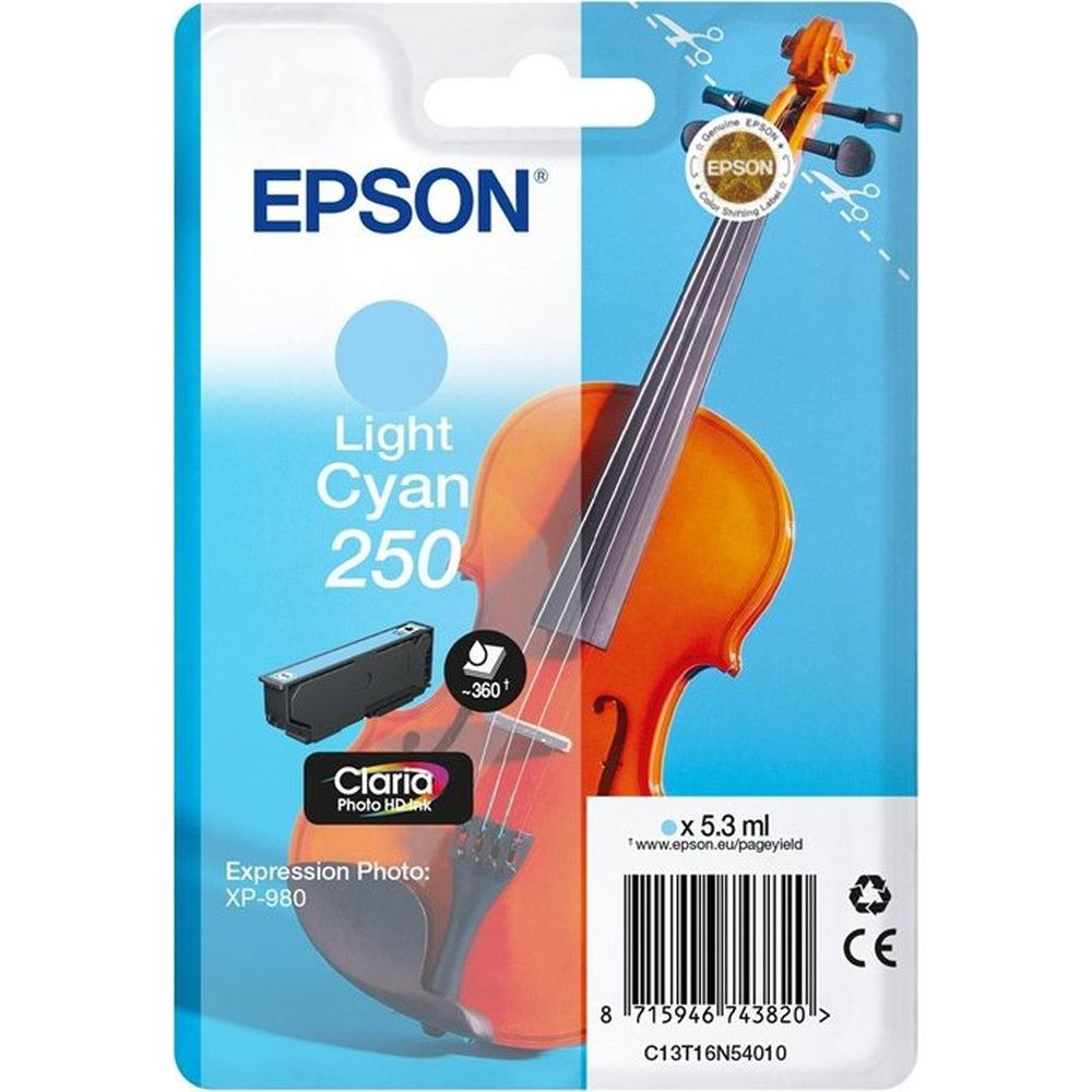 Epson Singlepack Light Cyan 250 ink