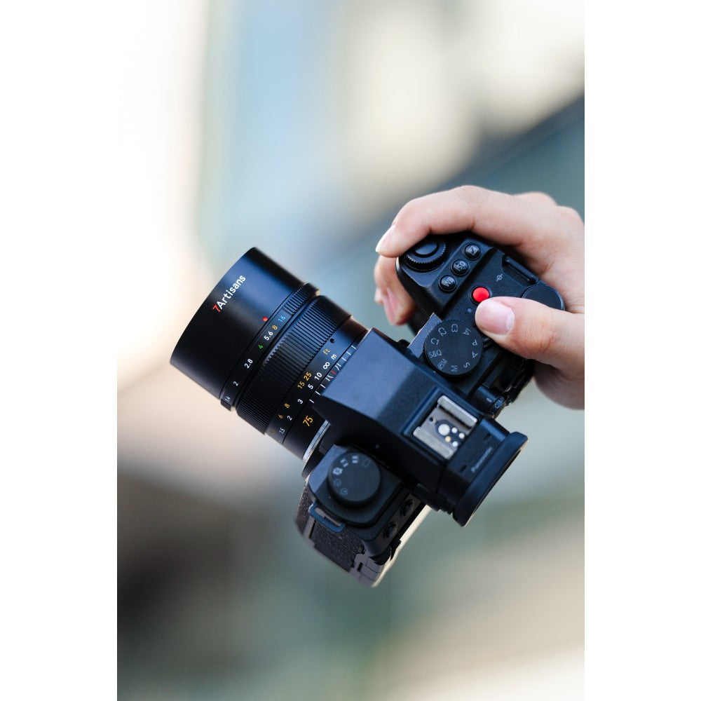 7Artisans 75mm f/1.4 L-mount Black