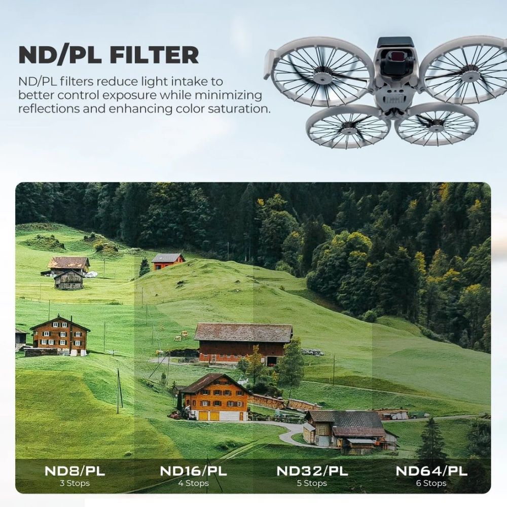 Freewell DJI Flip Filters - Bright Day - 6Pack