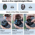 Freewell DJI Mavic 4 Pro Split Filters Mega - 12Pack