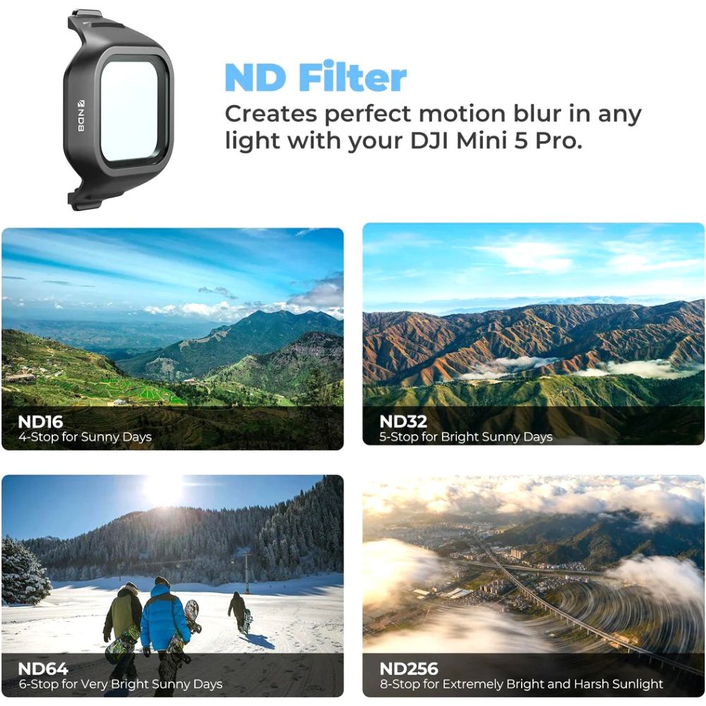 Freewell DJI Mini 5 Pro Filters All Day - 6Pack