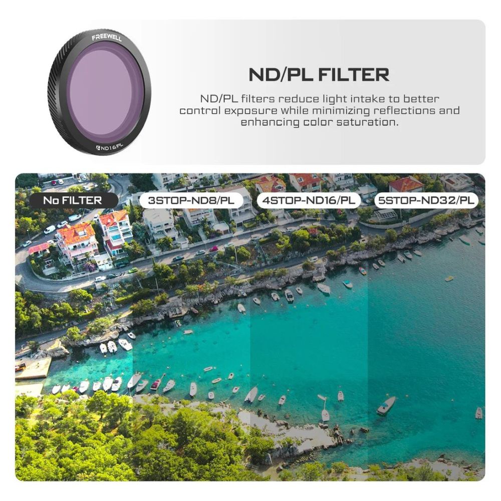 Freewell DJI Neo Magnetic Hybrid Filters Bright Day - 3Pack