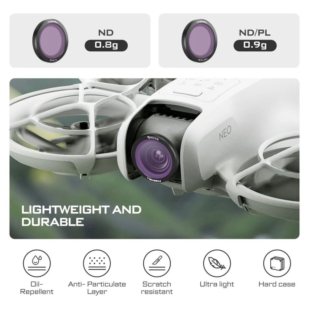 Freewell DJI Neo Magnetic ND Filters Standard Day - 3Pack