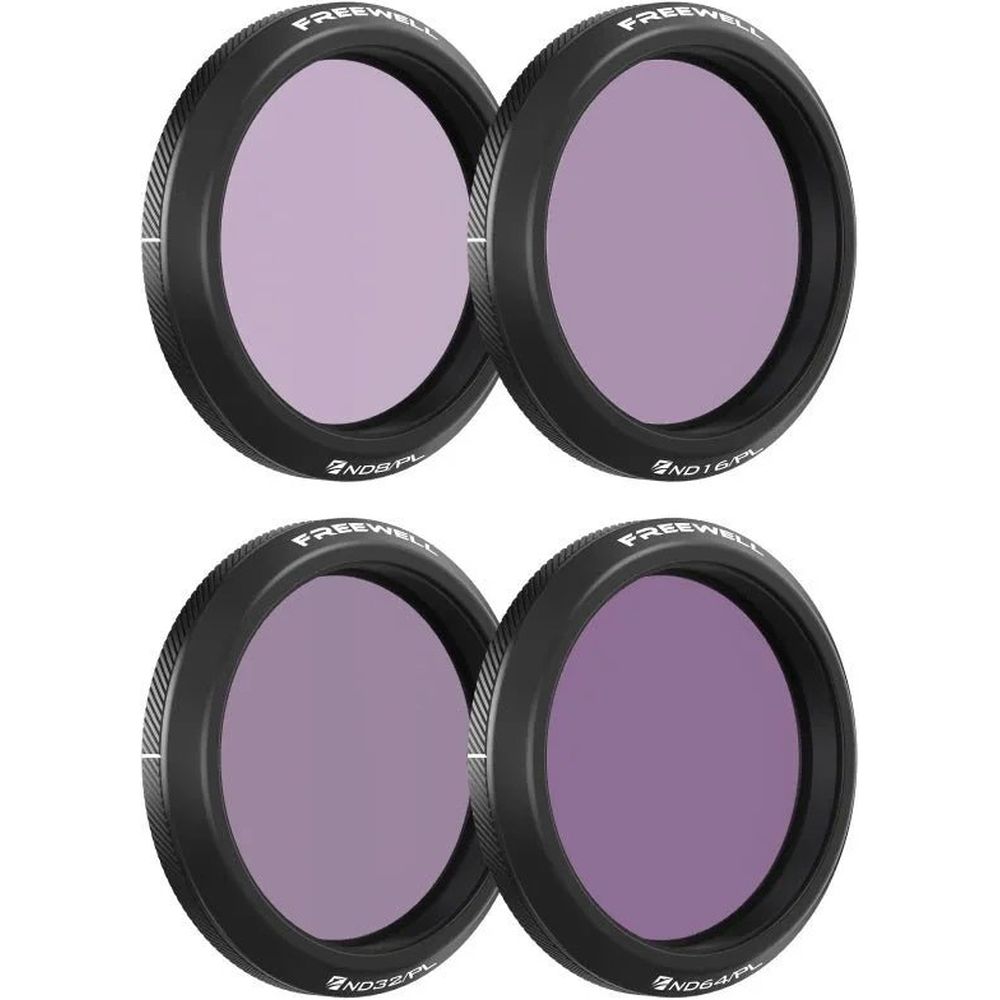 Freewell DJI Osmo Action 5 Pro Filters - Bright Day - 4Pack