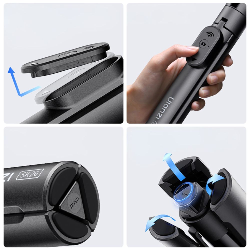 Ulanzi SK26 Portable Selfie stick Tripod (Magnetic)