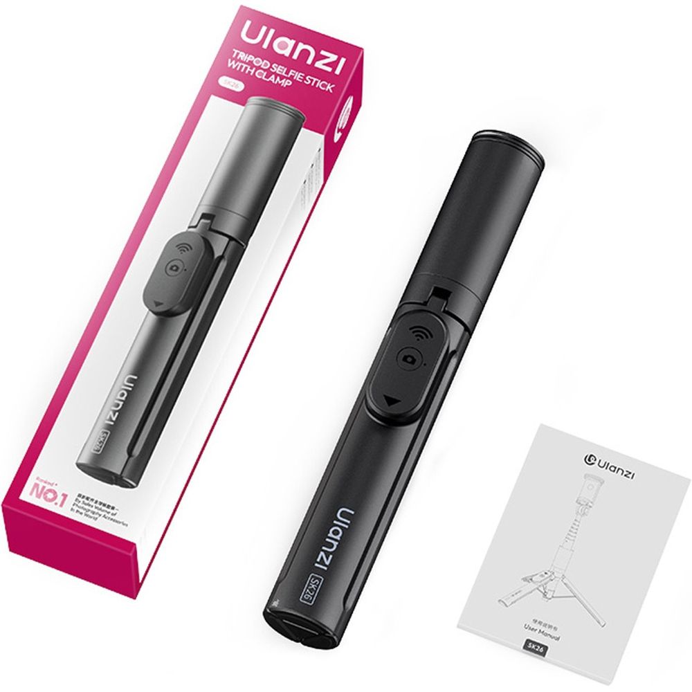 Ulanzi SK26 Portable Selfie stick Tripod (Phone Clamp)