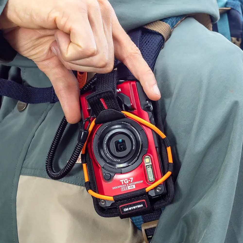OM SYSTEM CSCH-123 sports holder orange for TG