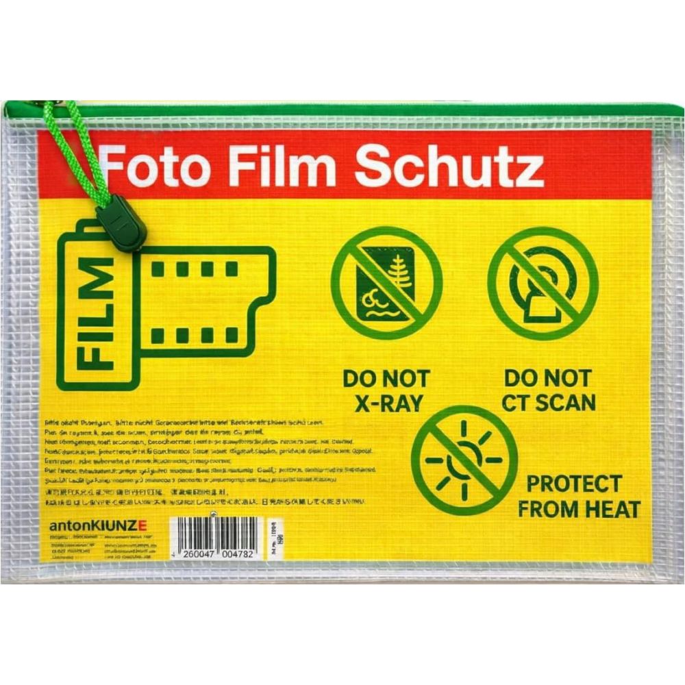 Domke Filmguard Photo Film Protection A5 Bag for 10 x 35mm / 120 Film 4-pack - Blue, Green, Red, Yellow