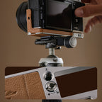 PGYTECH Leather Camera Case for Fujifilm X-M5 – Clay Brown