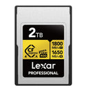 Lexar Pro Gold 2TB 4.0 CFexpress Type A VPG400 - R1800/W1650 MB/s