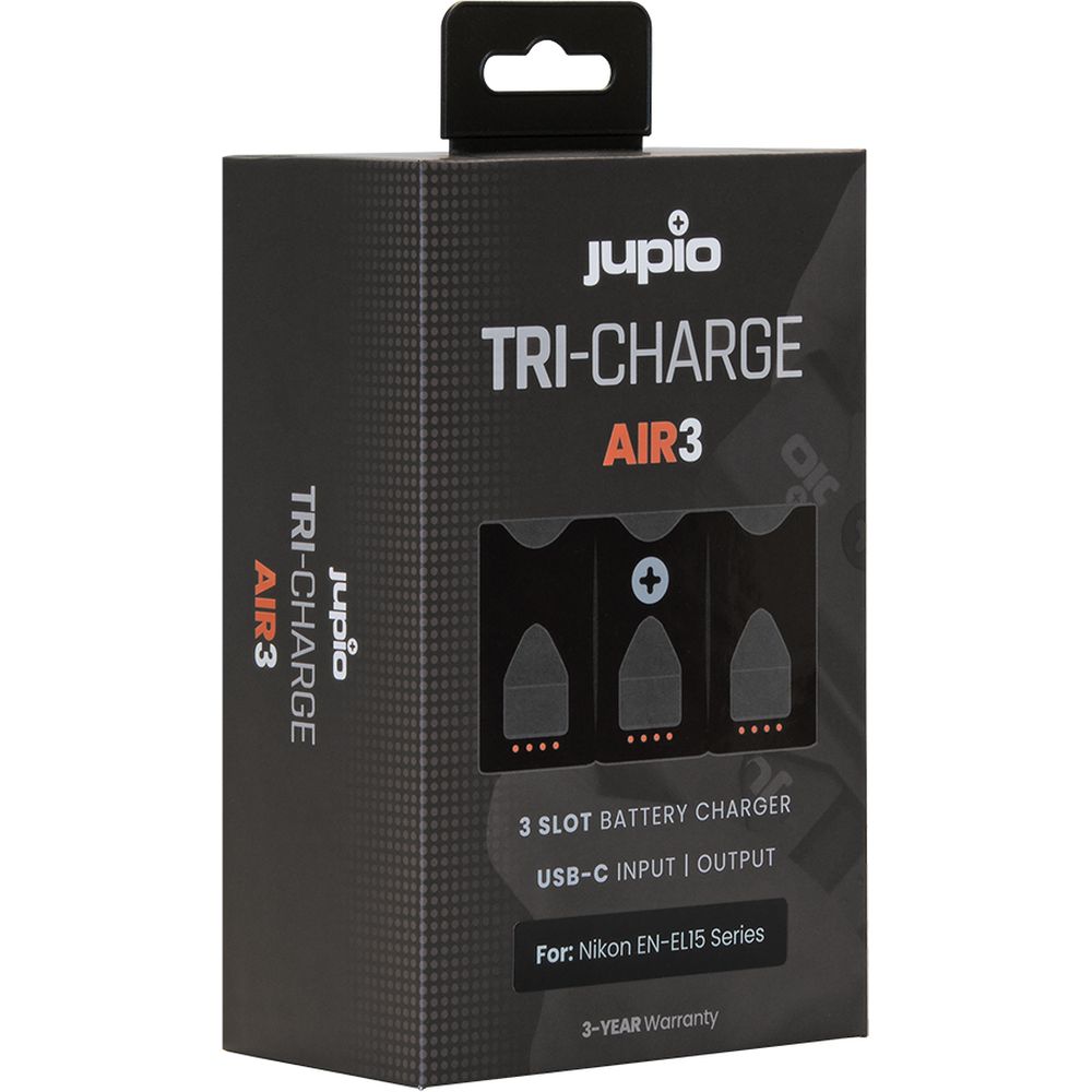 Jupio Tri-Charge AIR3 Nikon ENEL15 Series