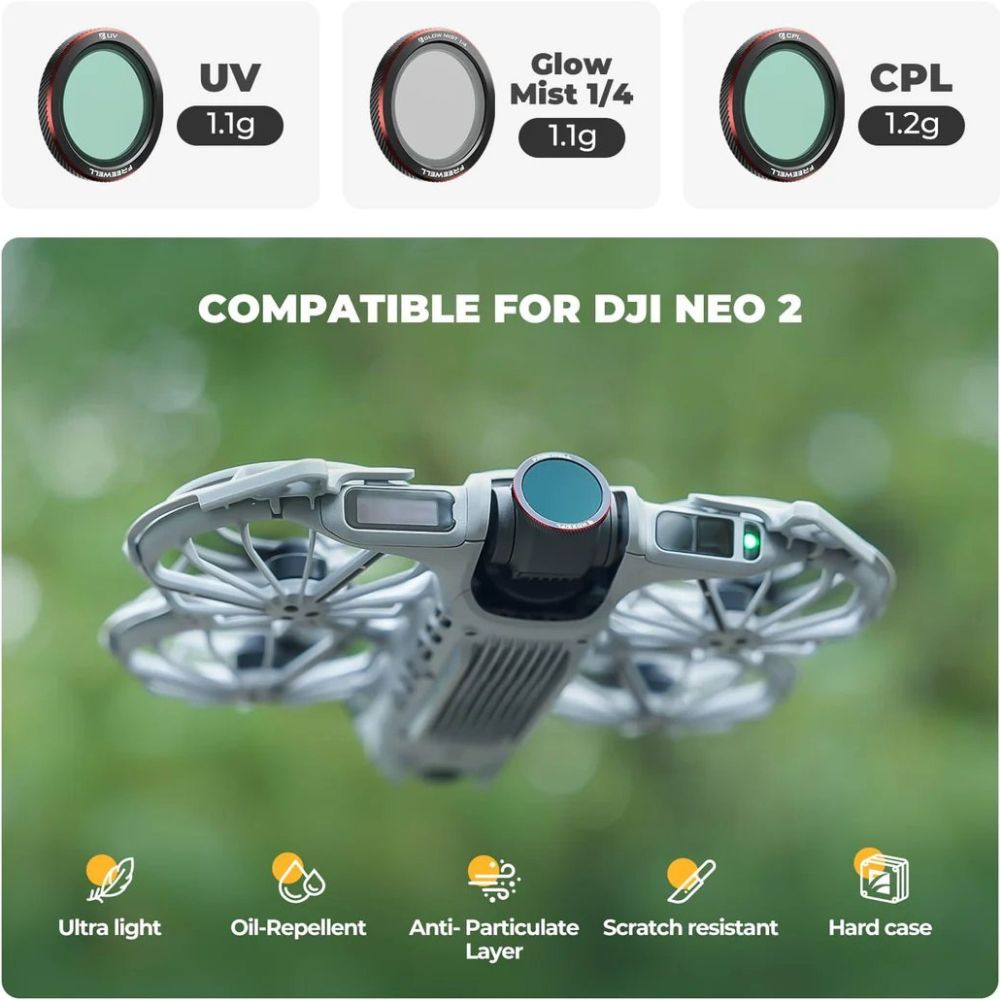 Freewell DJI Neo 2 Magnetic Filters Everyday - 3 Pack