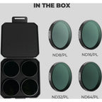 Freewell DJI Osmo Action 6 Filters - Bright Day - 4 Pack