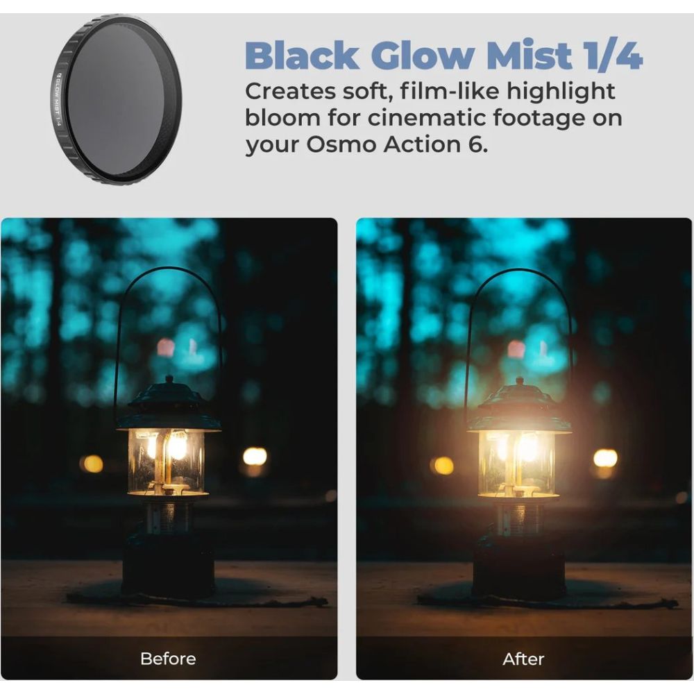 Freewell DJI Osmo Action 6 Glow Mist 1/4 Filter