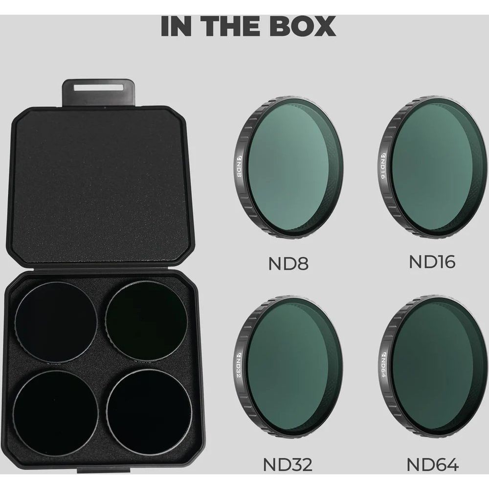 Freewell DJI Osmo Action 6 Filters - Standard Day - 4 pack