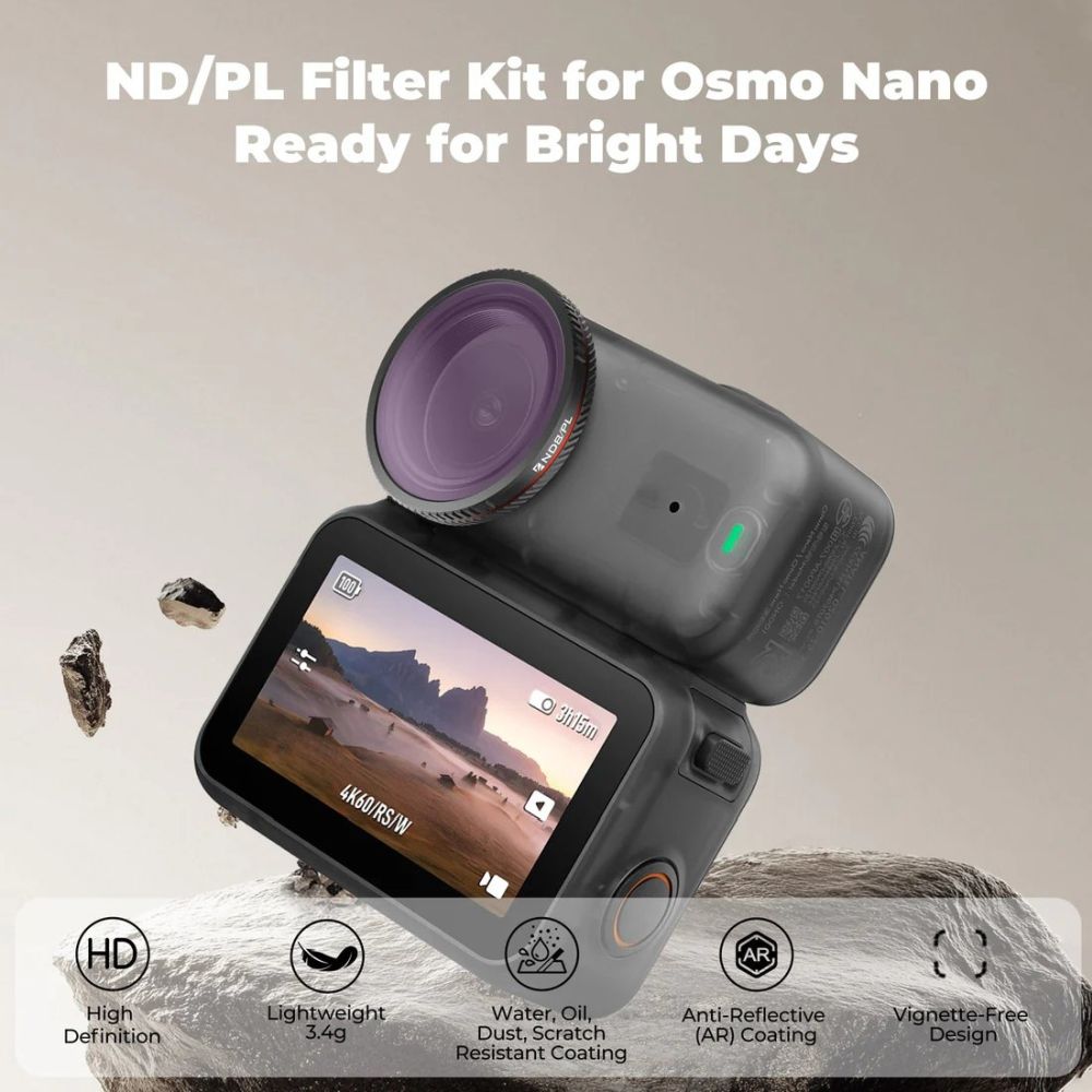 Freewell DJI Osmo Nano Filters Bright Day - 4Pack