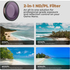 Freewell DJI Osmo Nano Filters Bright Day - 4Pack