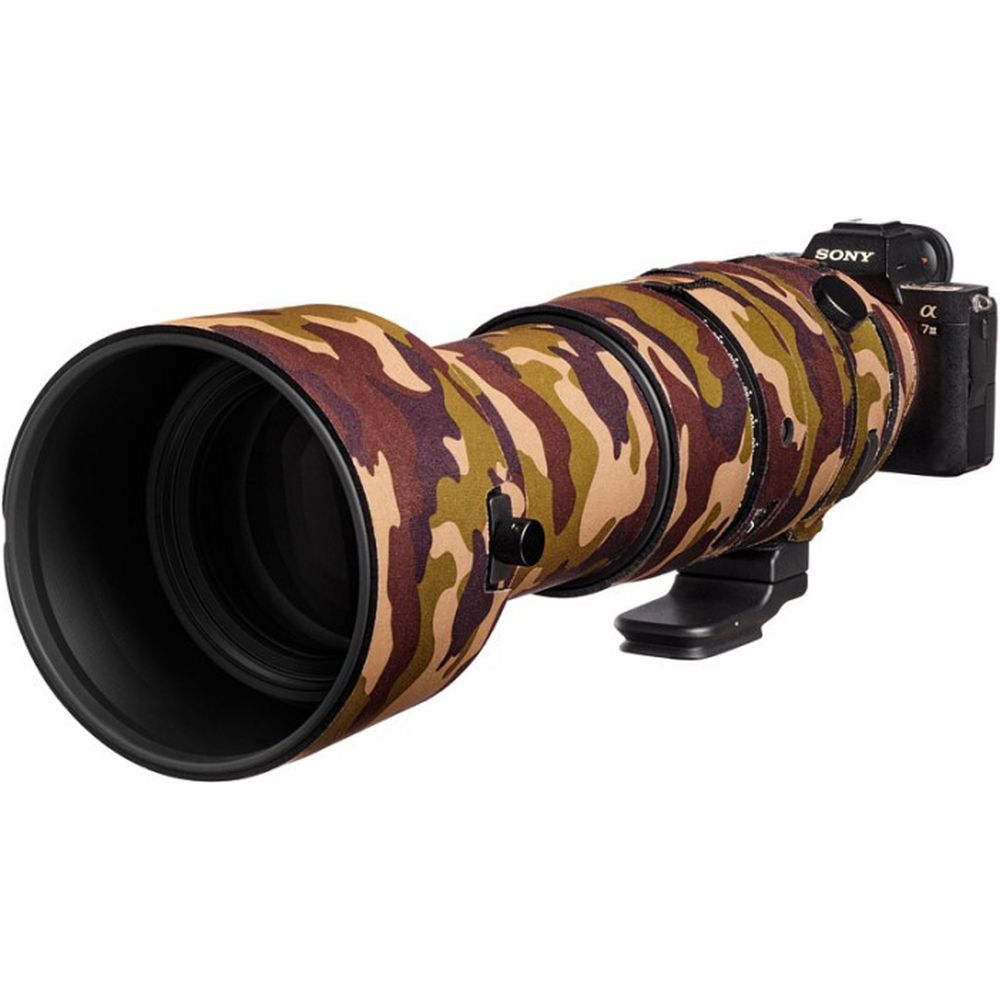 easyCover Lens Oak for Sigma 60-600mm f/4.5-6.3 DG OS HSM | S (Sony E / Leica L) Brown Camouflage
