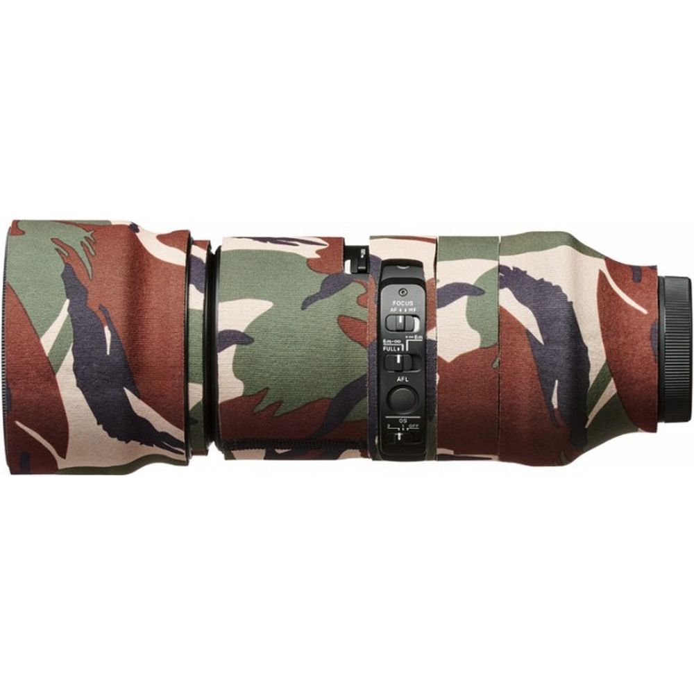 easyCover Lens Oak for Sigma 100-400mm f/5-6.3 DG DN OS | C (Sony E / Leica L) Green Camouflage