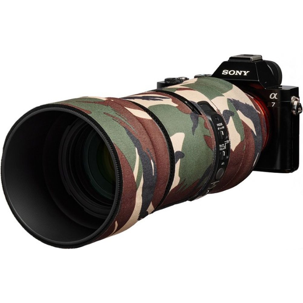 easyCover Lens Oak for Sigma 100-400mm f/5-6.3 DG DN OS | C (Sony E / Leica L) Green Camouflage