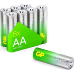 GP Alkaline Super AA Battery 1.5V (8x)