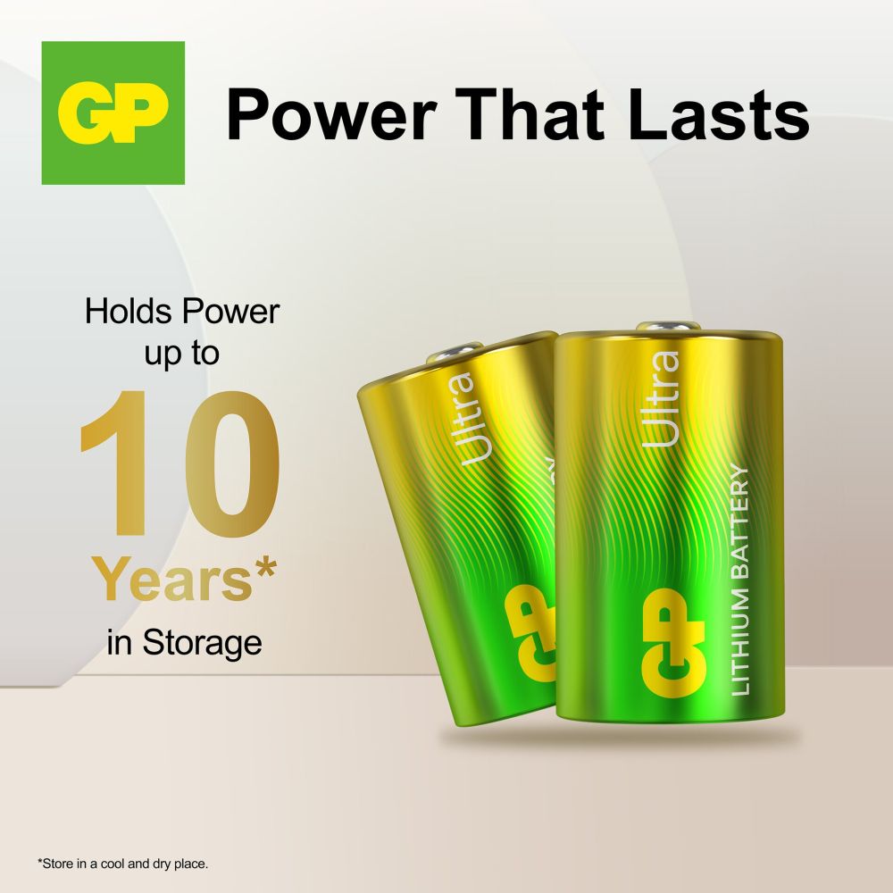 GP Ultra CR2 Lithium Battery (2x)