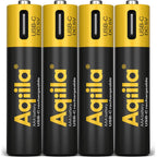 Aqiila AAA USB-C Rechargable Battery 1.5V 600mAh Li-Ion (4x)
