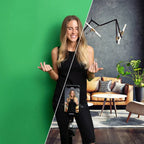 Rollei X-Drop Background System + Background 3.0 x 1.5 m - Green
