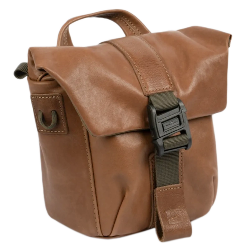 Wotancraft Pilot Travel Camera Bag 2L – Brown Leather