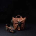 Wotancraft Pilot Travel Camera Bag 2L – Brown Leather