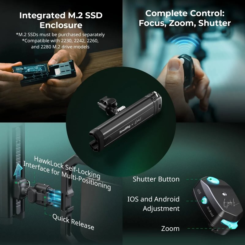 SmallRig x Brandon Li All-in-One Mobile Video Kit Full Quick Release