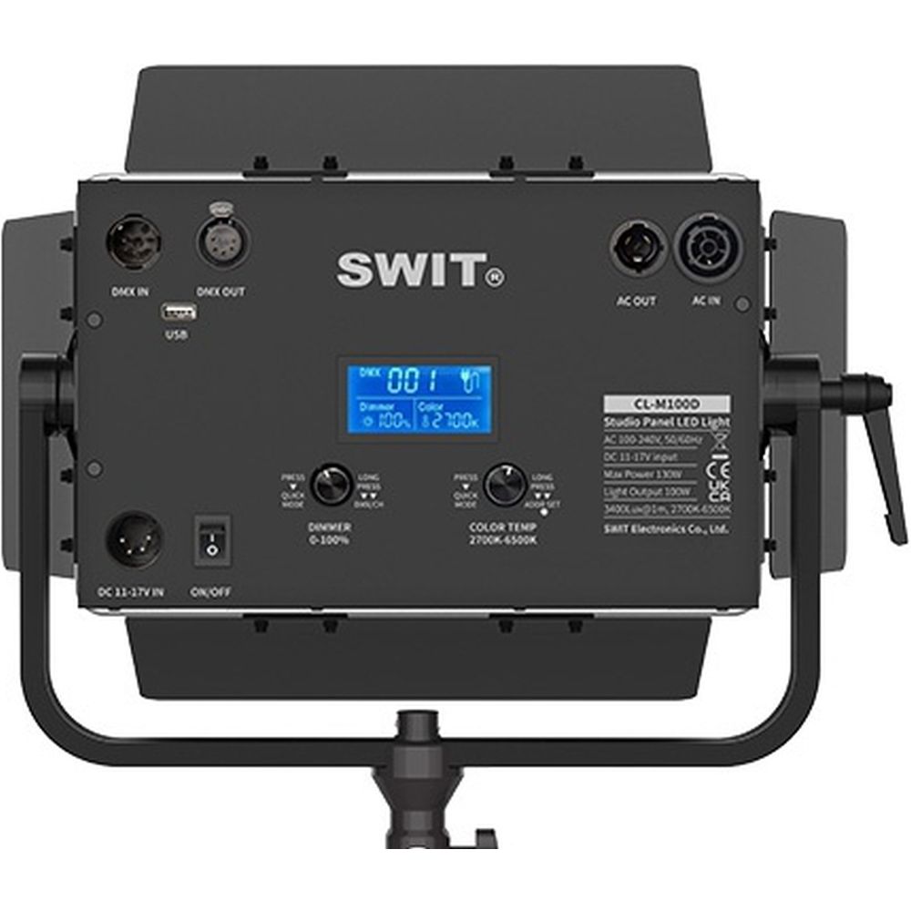 SWIT CL-M100D Mini size bright Bi-color Panel Light