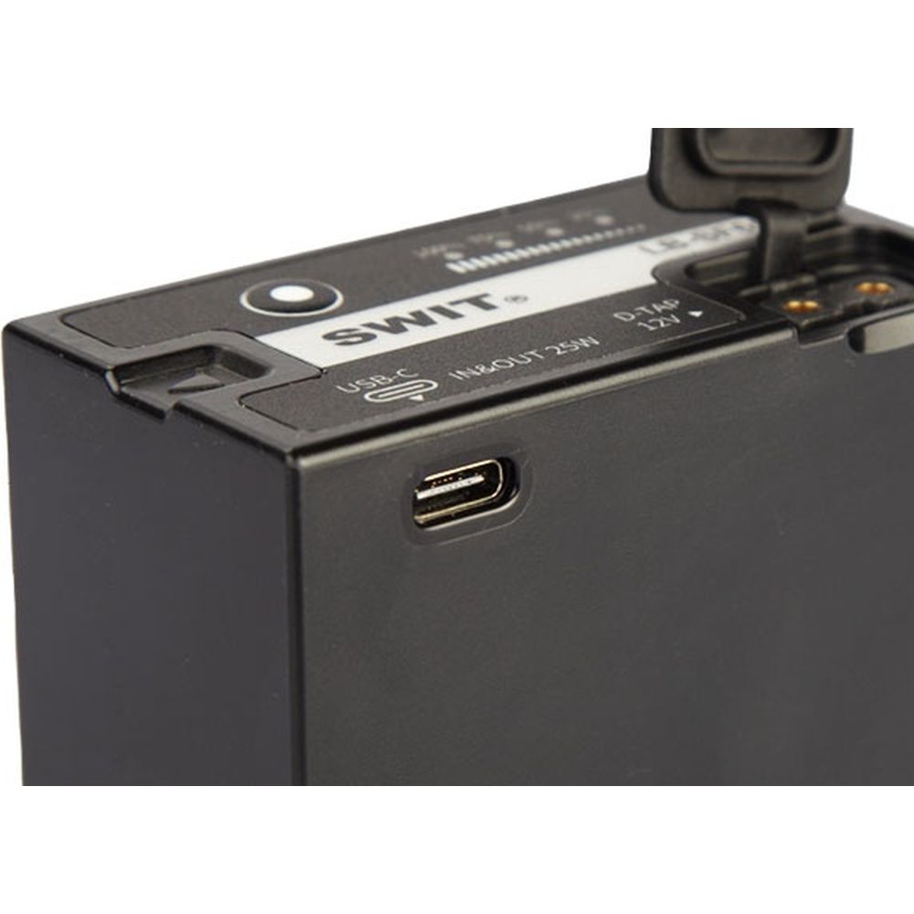 SWIT LB-PD65C 65Wh D-type DV battery with 12V D-tap and USB-C is Panasonic compatible