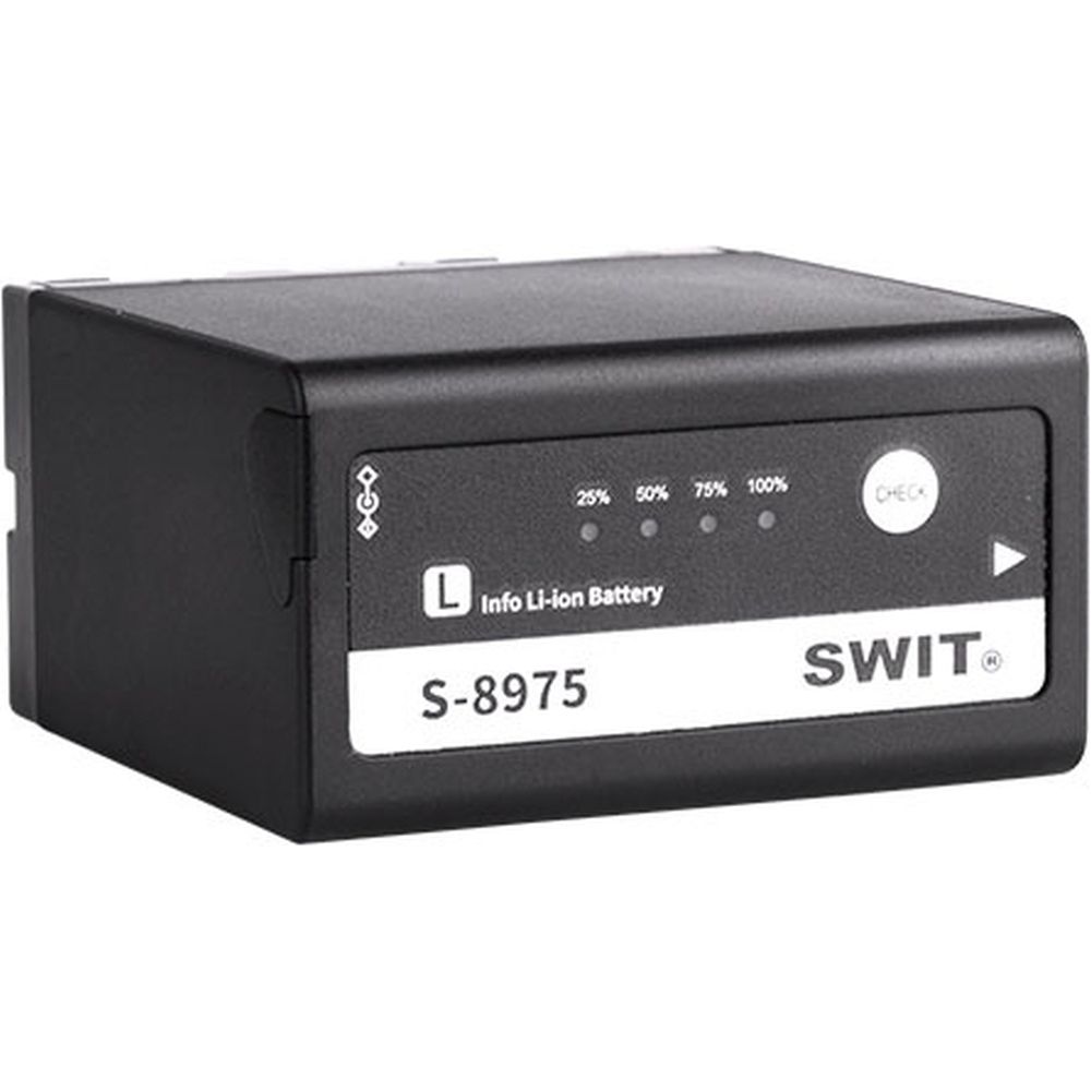 SWIT S-8975 75Wh/10.4Ah NP-F-type (Sony L-series) DV battery with DC-pole in/output