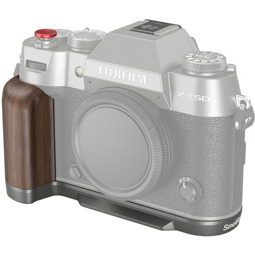 SmallRig Wooden L-Shaped Grip - Fujifilm X-T50 - Charcoal Silver