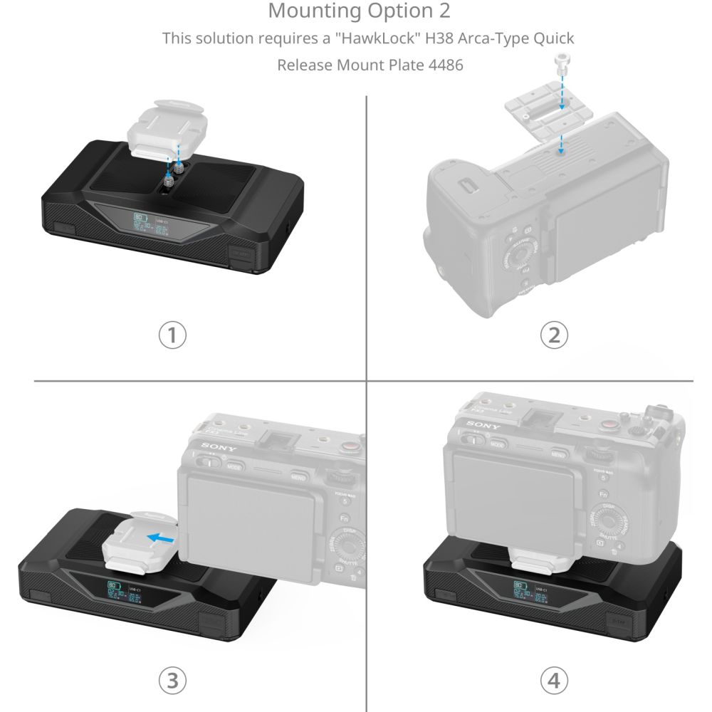 SmallRig 4826 CB75 Camera Base Battery