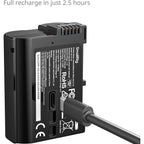 SmallRig 5299 Nikon EN-EL16c USB-C Camera Battery with Power Display