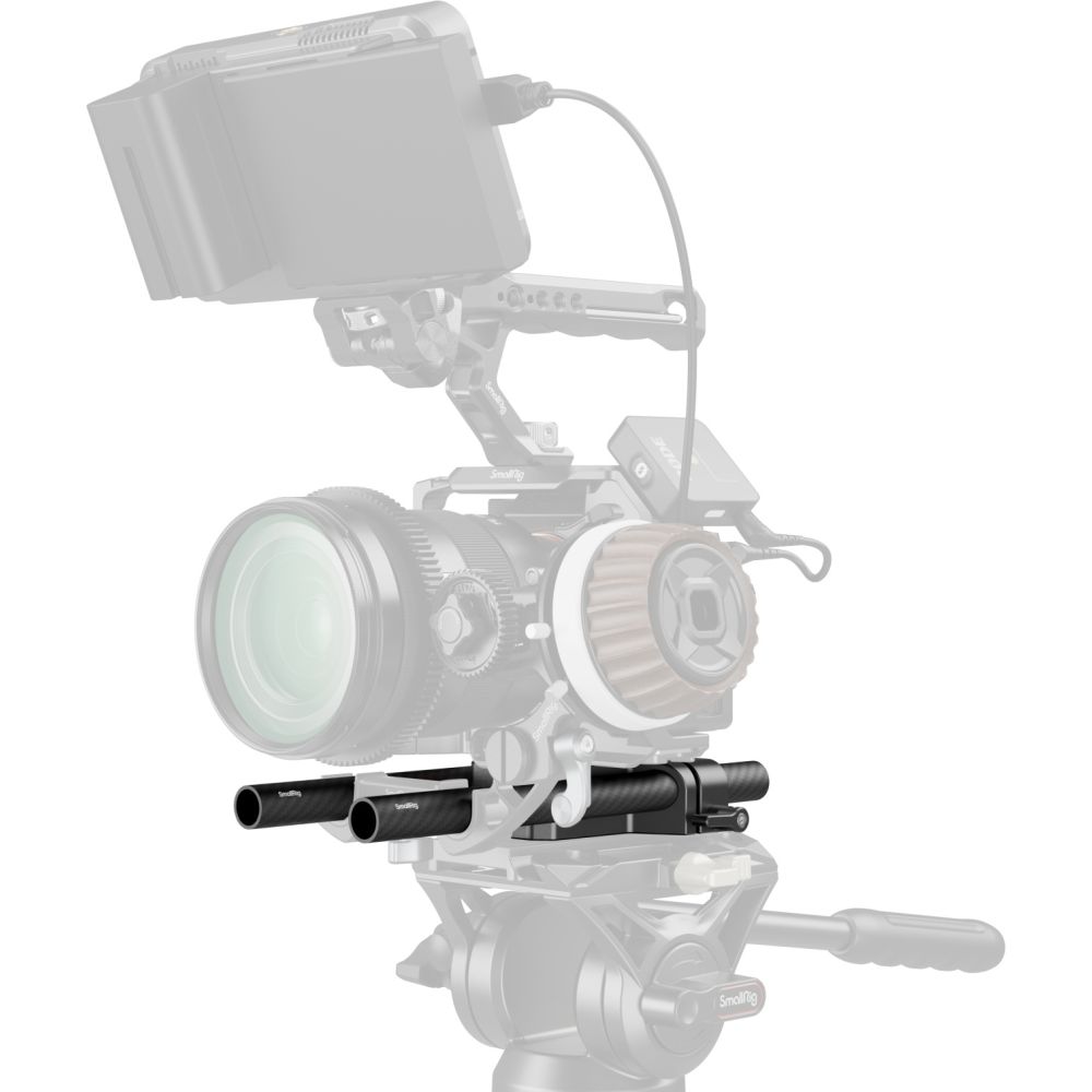 SmallRig 5609 Bottom Mount Plate with Dual 15mm Rod Clamp