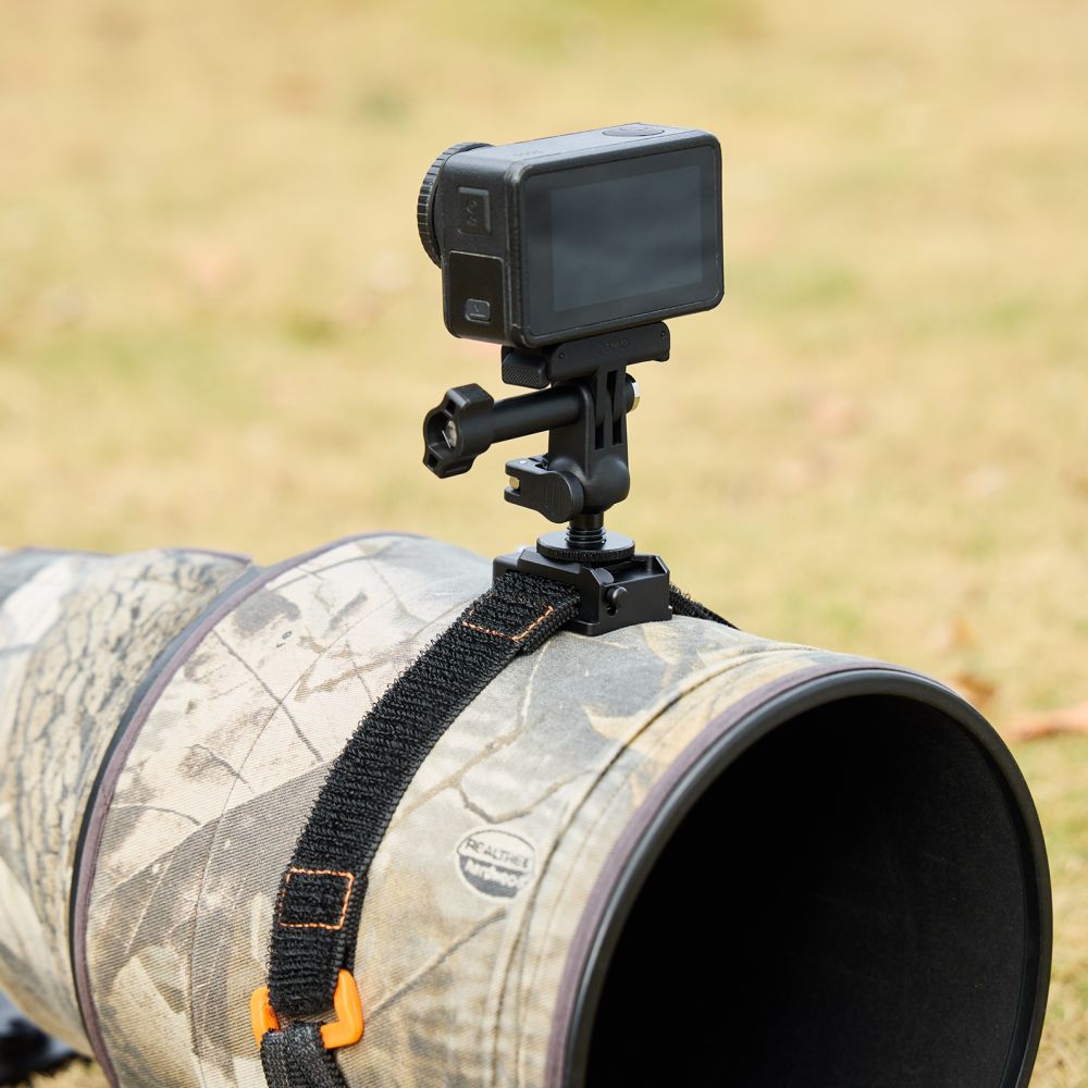 SmallRig 5711 Cold Shoe Mount with Hook and Loop Strap