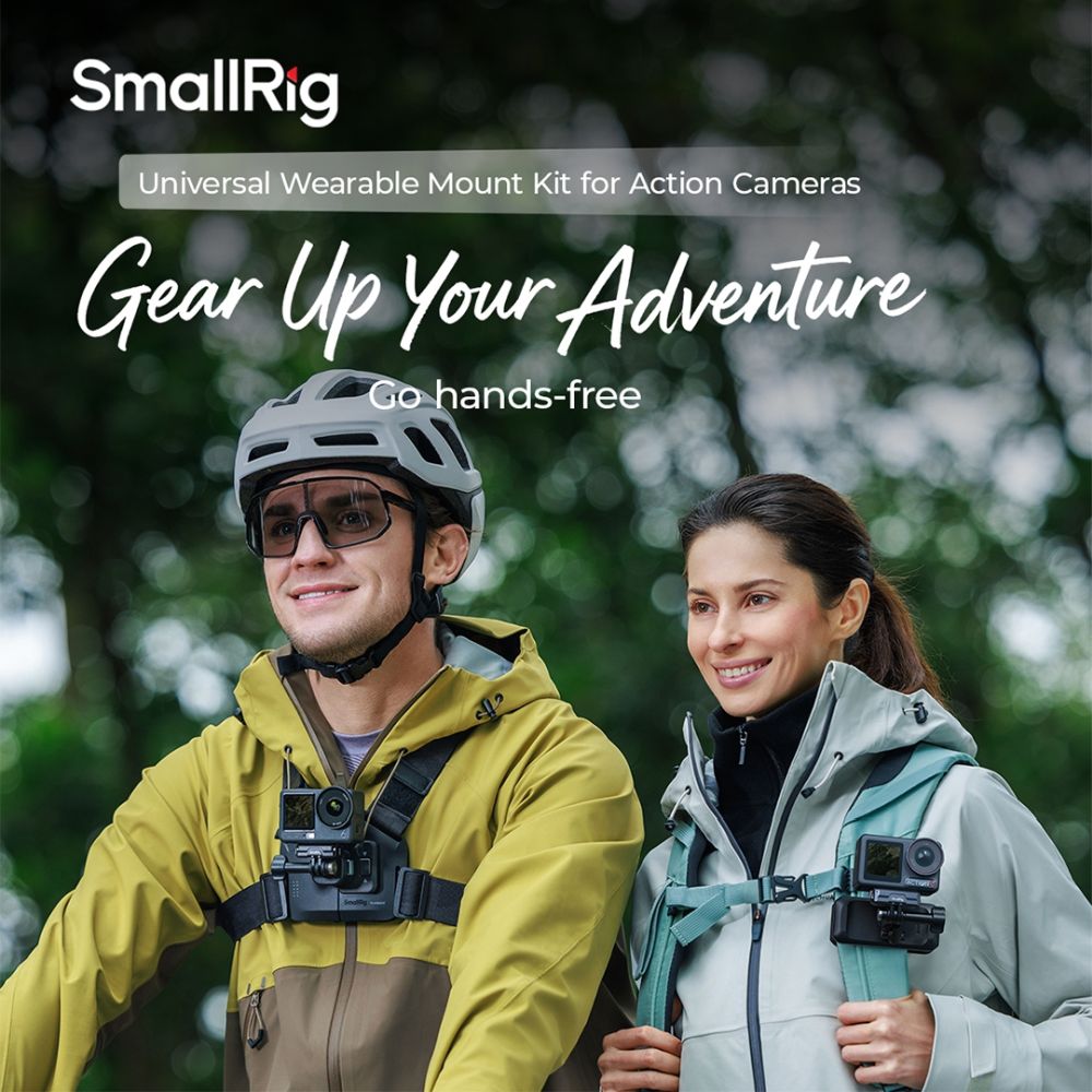 SmallRig 5724 Head Strap Mount for Action Cameras